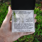 Granddaughter Necklace, To My Granddaughter Necklace Gift from Grandpa Grandma Nana