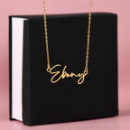 Custom Signature Name Necklace (With MC)