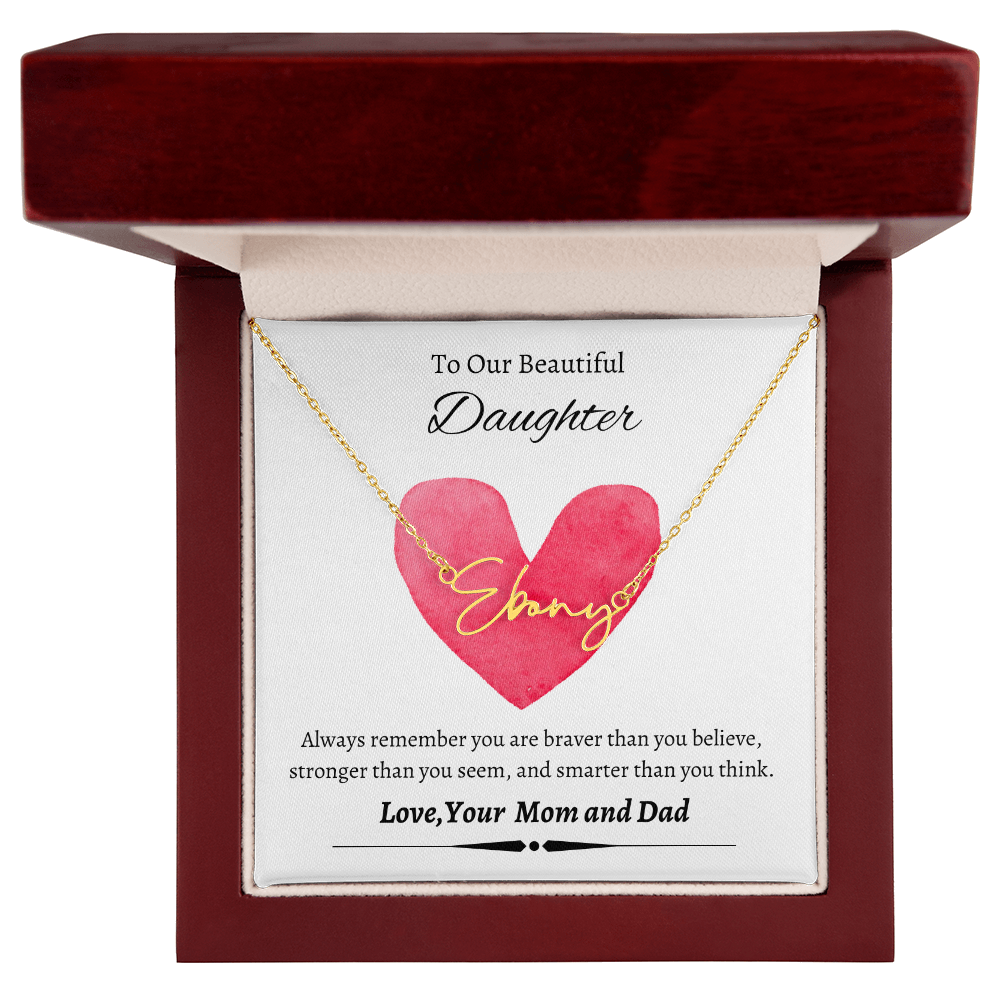 Custom Signature Name Necklace (With MC)