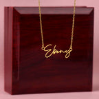 Custom Signature Name Necklace (With MC)