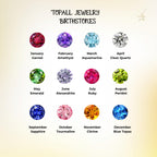 English Name Birthstone Necklace Simple Korean Style All-match Jewelry